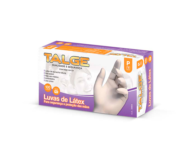 Luvas Látex sem Pó